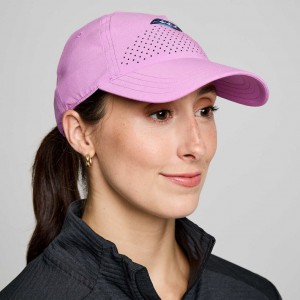 Purple Saucony Outpace Petite Women's Hat | USA MBZHOE