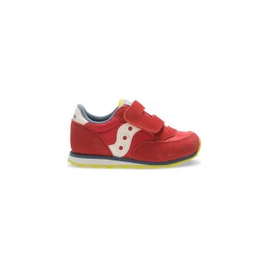 Red Saucony Baby Jazz Hook & Loop Little Kids' Sneakers | USA IDEWRM