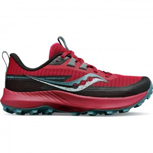 Red Saucony Peregrine 13 Women's Trail Running Shoes | USA KSXLGQ