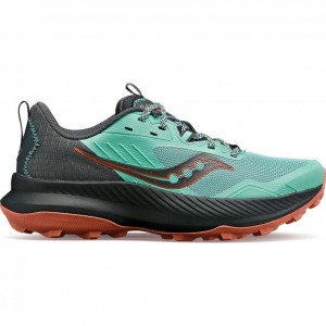 Turquoise Saucony Blaze TR Women's Trail Running Shoes | USA EQWFXJ