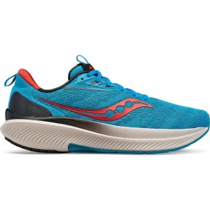 Turquoise Saucony Echelon 9 Men's Running Shoes | USA MTCFNO