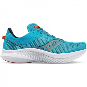 Turquoise Saucony Kinvara 14 Men's Running Shoes | USA ZOXVEW