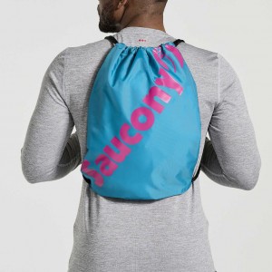 Turquoise Saucony String Men's Bag | USA LEYXHR