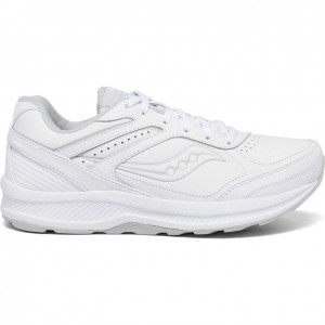 White Saucony Echelon Walker 3 Women's Wide Running Shoes | USA DHEORK