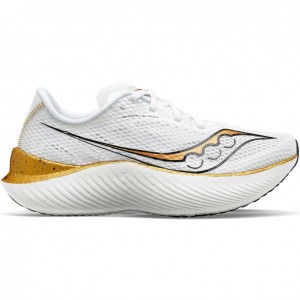 White Saucony Endorphin Pro 3 Women's Running Shoes | USA NMOFEK