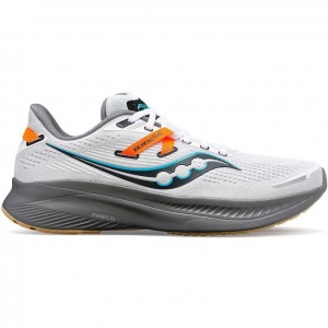 White Saucony Guide 16 Men's Running Shoes | USA YNGIHS