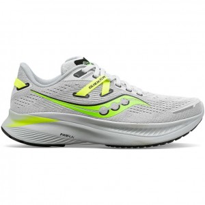 White Saucony Guide 16 Men's Running Shoes | USA XAYTKC