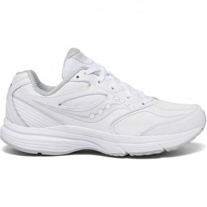 White Saucony Integrity Walker 3 Extra Women's Wide Running Shoes | USA IRGMTO