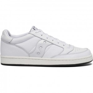 White Saucony Jazz Court Women's Sneakers | USA YABGCF