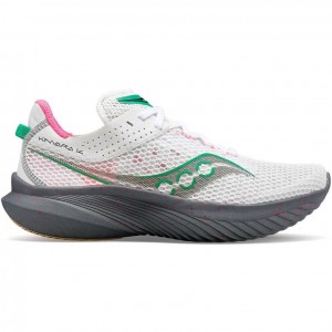 White Saucony Kinvara 14 Women's Running Shoes | USA YJWTUR