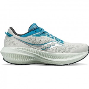 White Saucony Triumph 21 Women's Running Shoes | USA NBFVPD