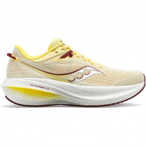 Yellow Saucony Triumph 21 Women's Running Shoes | USA QGDNPJ