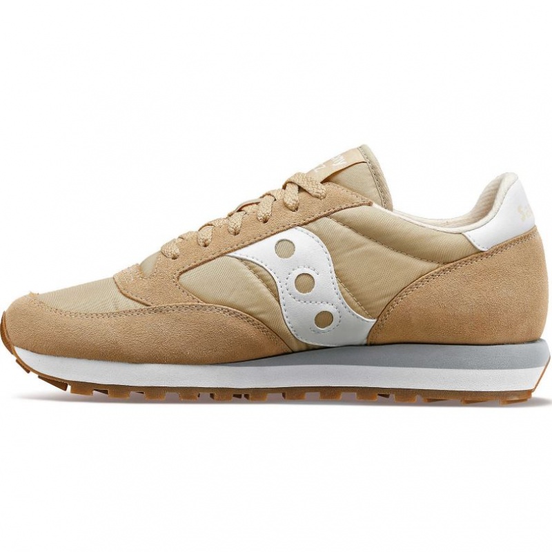 Beige Saucony Jazz Original Women's Sneakers | USA LWPMJZ