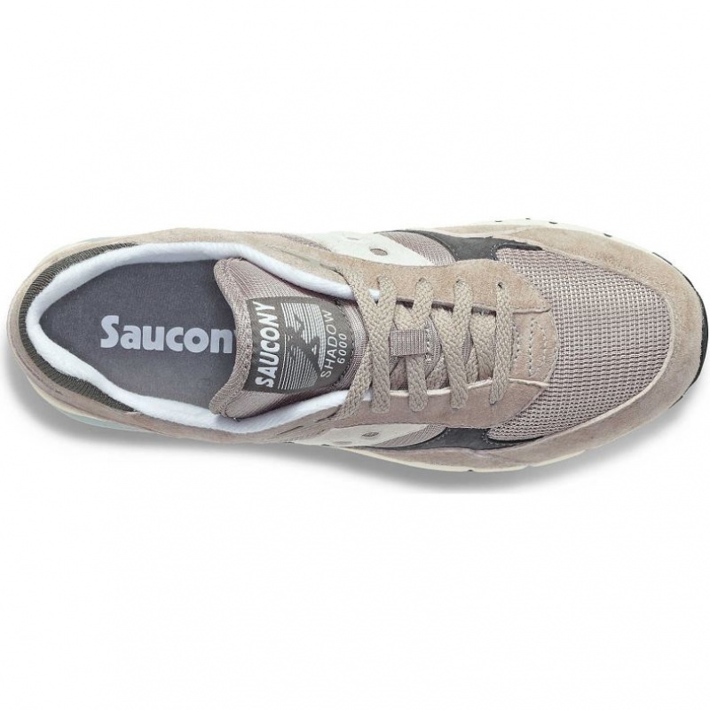 Beige Saucony Shadow 6000 Women's Sneakers | USA LMUPWJ