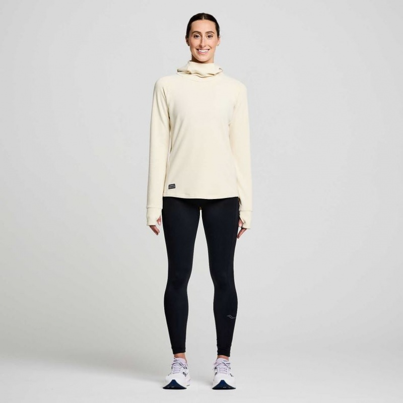 Beige Saucony Triumph Tunic Women's Hoodie | USA BIQGUR