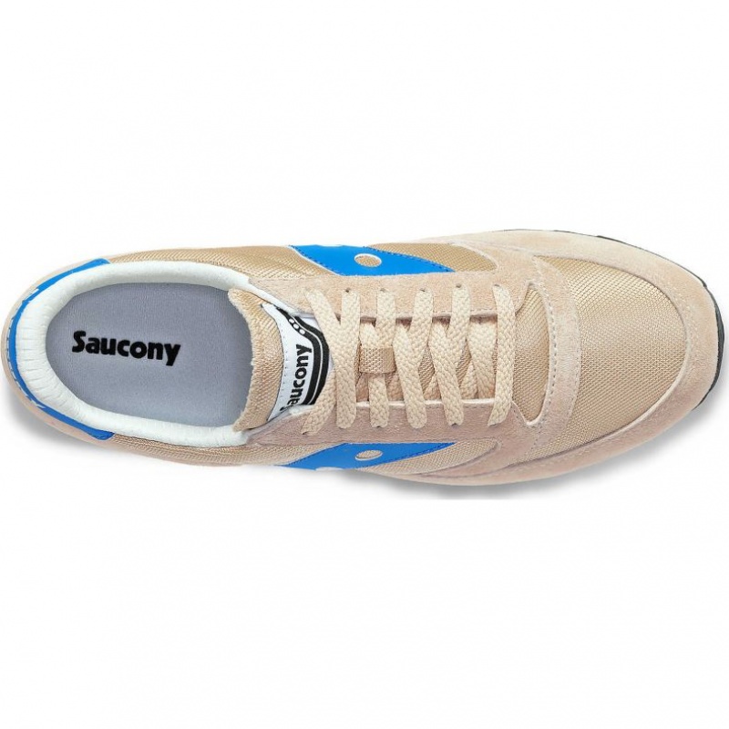 Beige / Blue Saucony Jazz 81 Men's Sneakers | USA GXSNCE