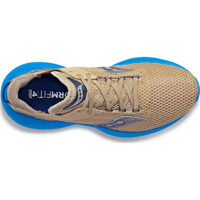 Beige / Blue Saucony Kinvara 14 Women's Running Shoes | USA CRBDKU