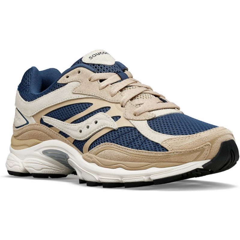 Beige / Blue Saucony ProGrid Omni 9 Premium Men's Sneakers | USA CRAFEG