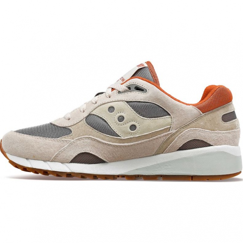 Beige / Grey Saucony Shadow 6000 Women's Sneakers | USA LWQJZS