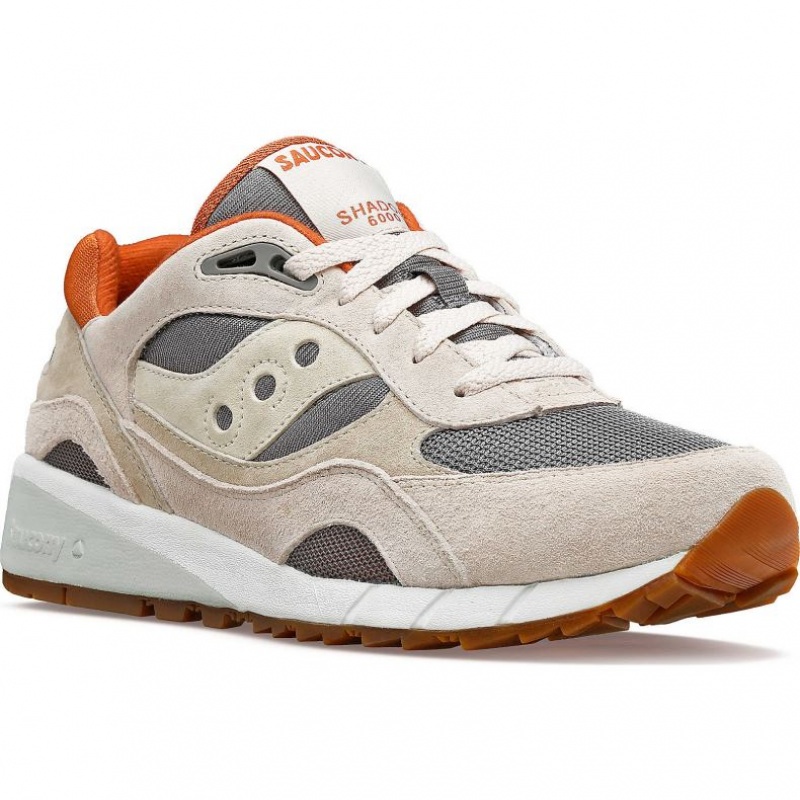 Beige / Grey Saucony Shadow 6000 Women's Sneakers | USA LWQJZS