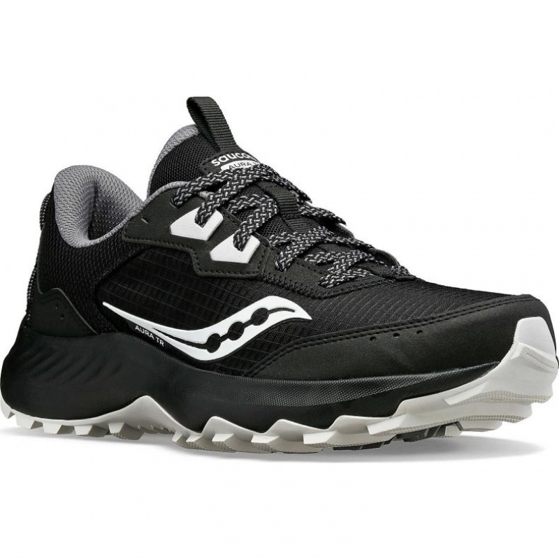 Black Saucony Aura TR Women's Running Shoes | USA SLDRFM