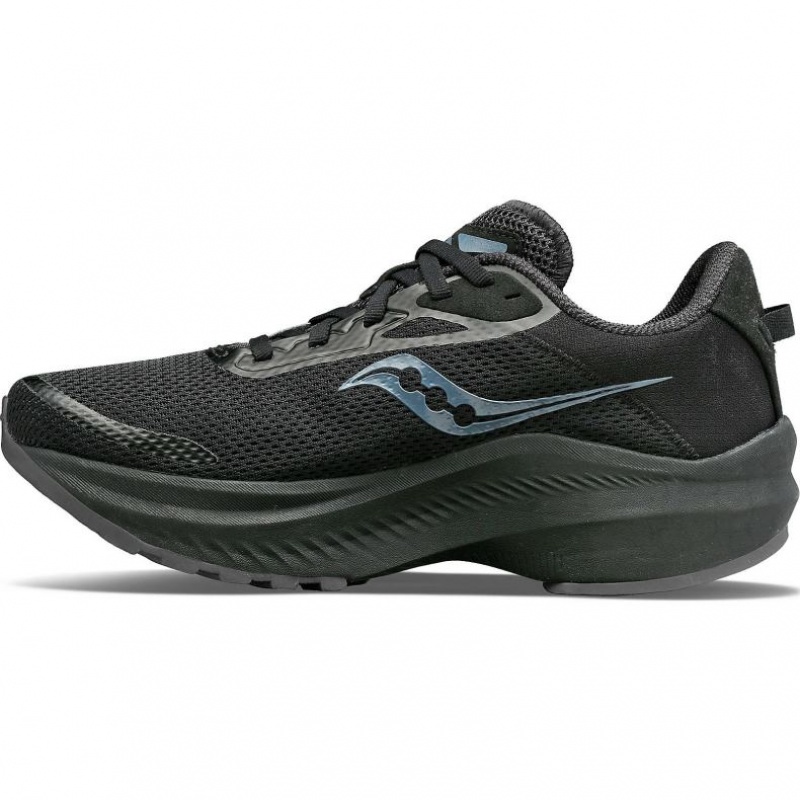 Black Saucony Axon 3 Men's Running Shoes | USA RDLMGF