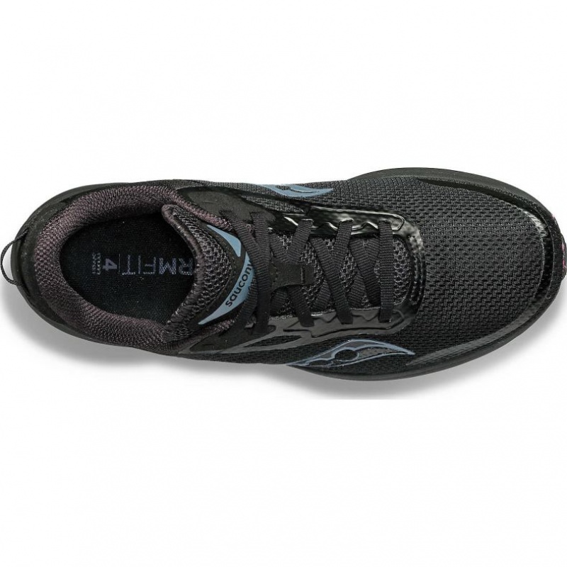 Black Saucony Axon 3 Men's Running Shoes | USA RDLMGF