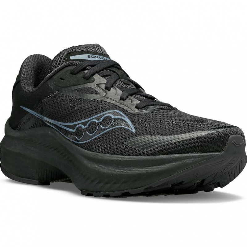 Black Saucony Axon 3 Men's Running Shoes | USA RDLMGF