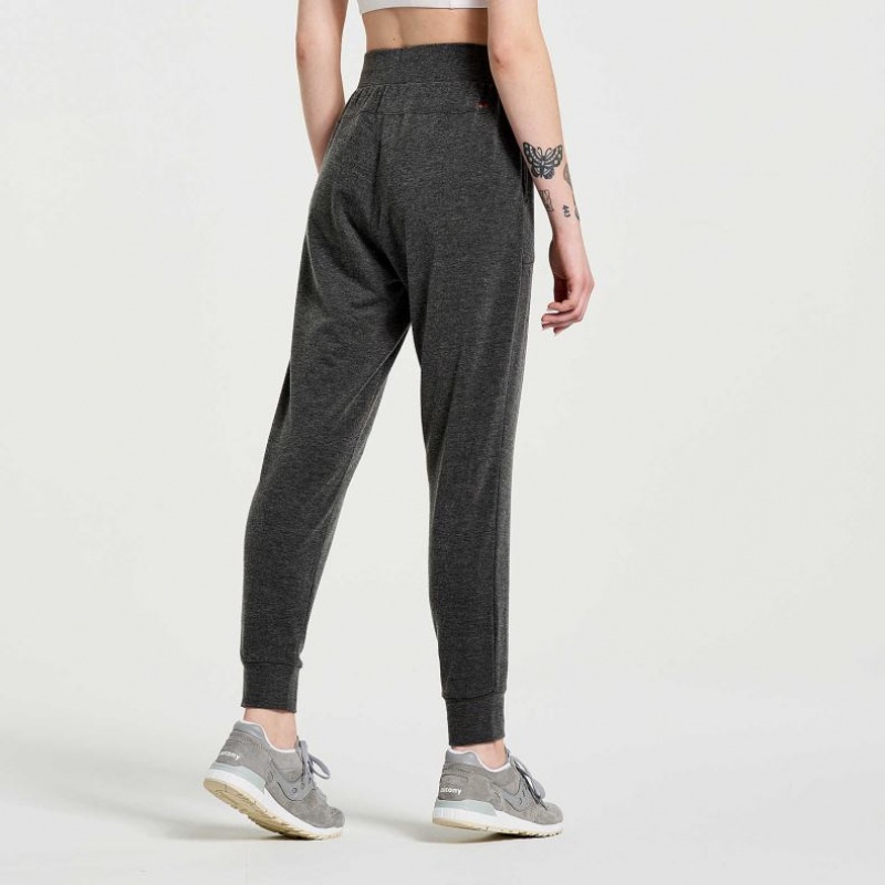 Black Saucony Boston Women's Jogger | USA NEKXFG