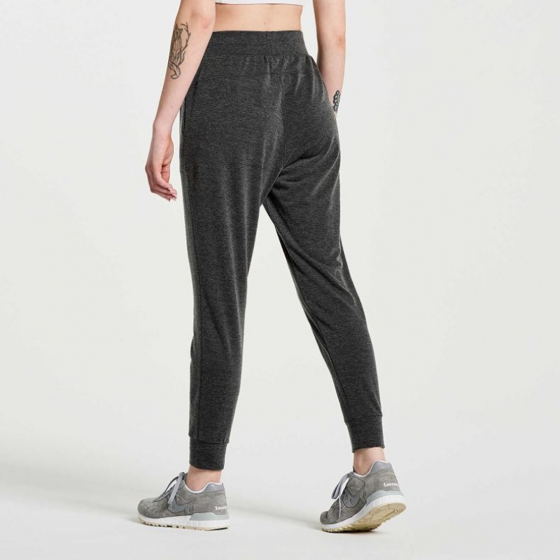 Black Saucony Boston Women's Jogger | USA NEKXFG