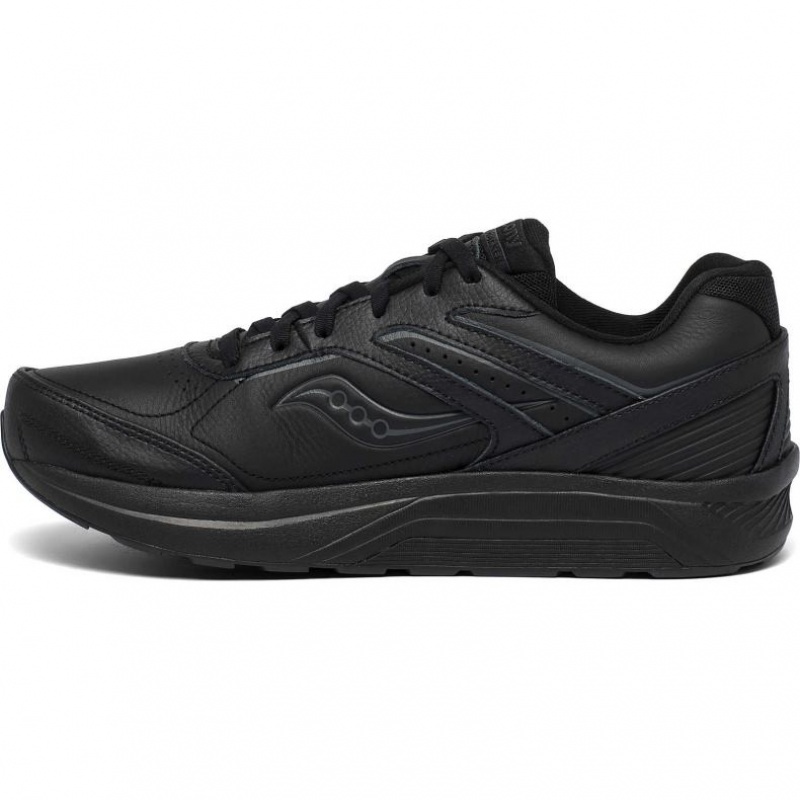 Black Saucony Echelon Walker 3 Men's Walking Shoes | USA FKBXSG