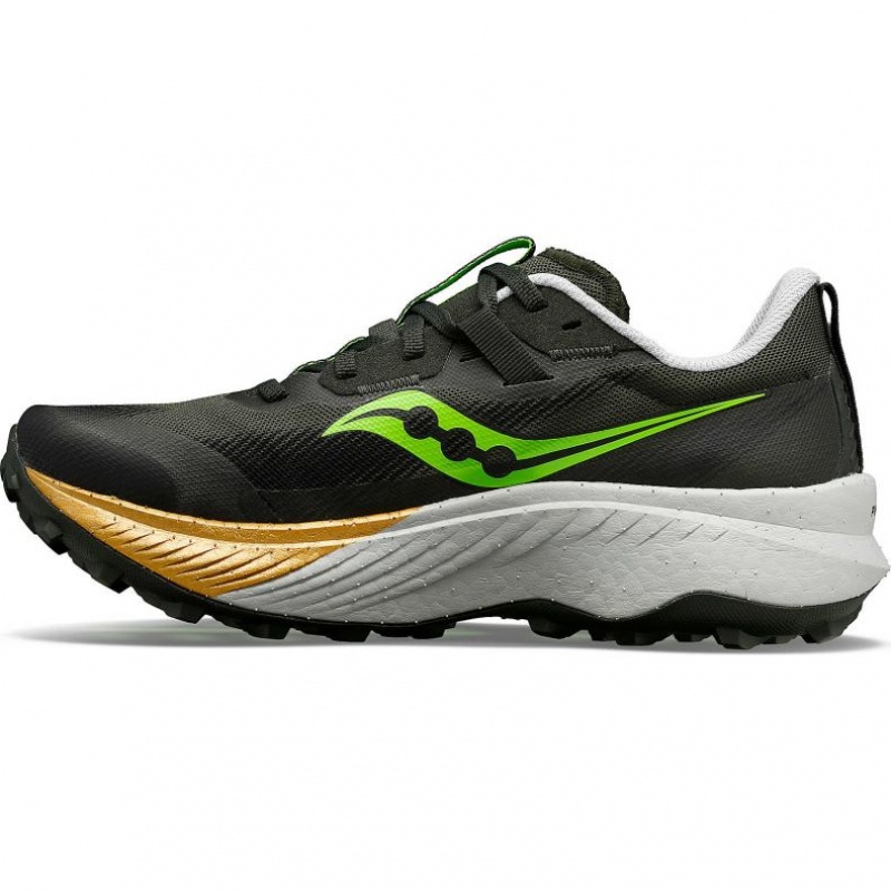 Black Saucony Endorphin Edge Men's Trail Running Shoes | USA OBLYHK