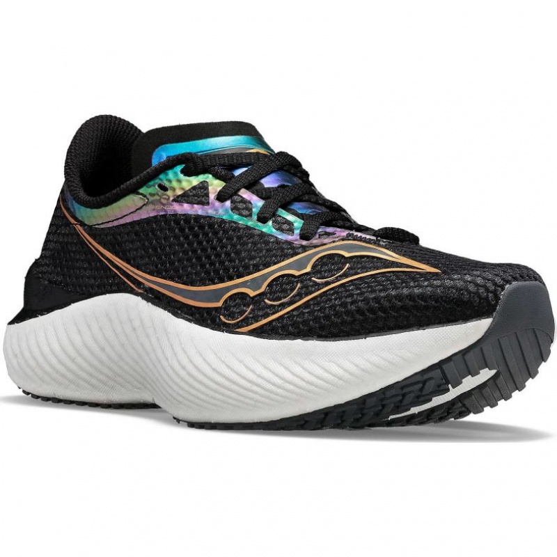 Black Saucony Endorphin Pro 3 Men's Running Shoes | USA LVBHCW