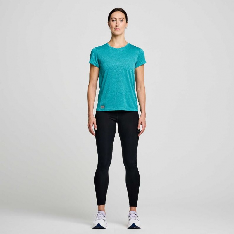 Black Saucony Fortify 7/8 Women's Tight | USA LZJOXF