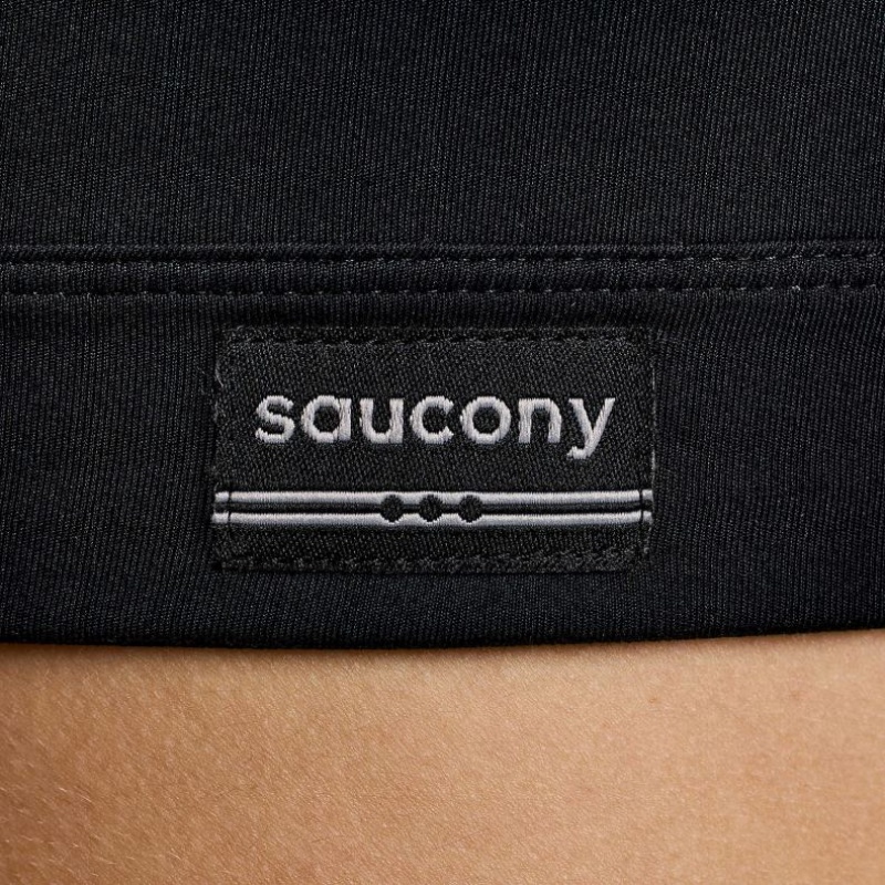 Black Saucony Fortify Women's Bra | USA WHQSEY