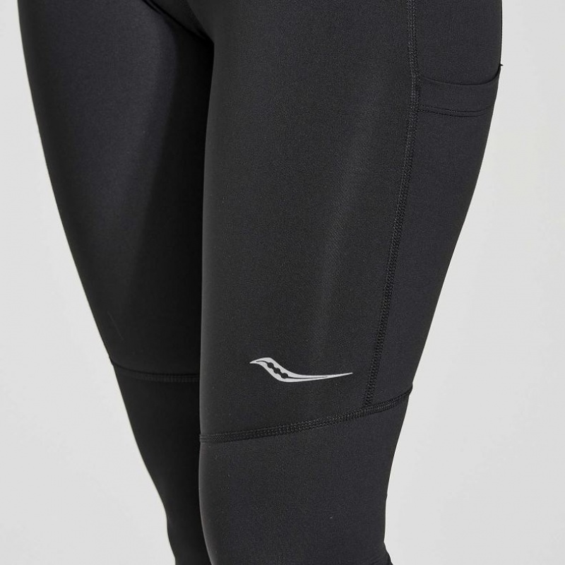 Black Saucony Fortify Women's Tight | USA ZAVODP