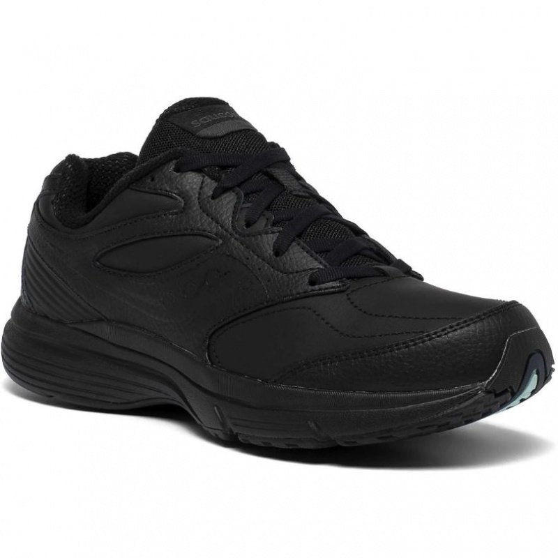 Black Saucony Integrity Walker 3 Women's Walking Shoes | USA QZUWTV