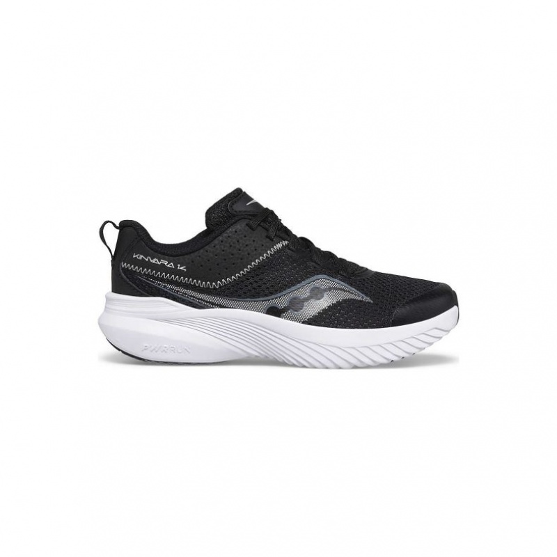 Black Saucony Kinvara 14 Big Kids\' Sneakers | USA OGYNLA