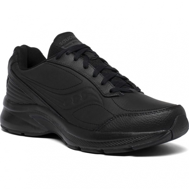 Black Saucony Omni Walker 3 Men's Walking Shoes | USA VZDLKW