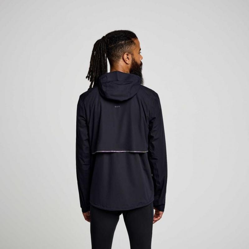 Black Saucony Runshield Men's Jacket | USA UAMOHP