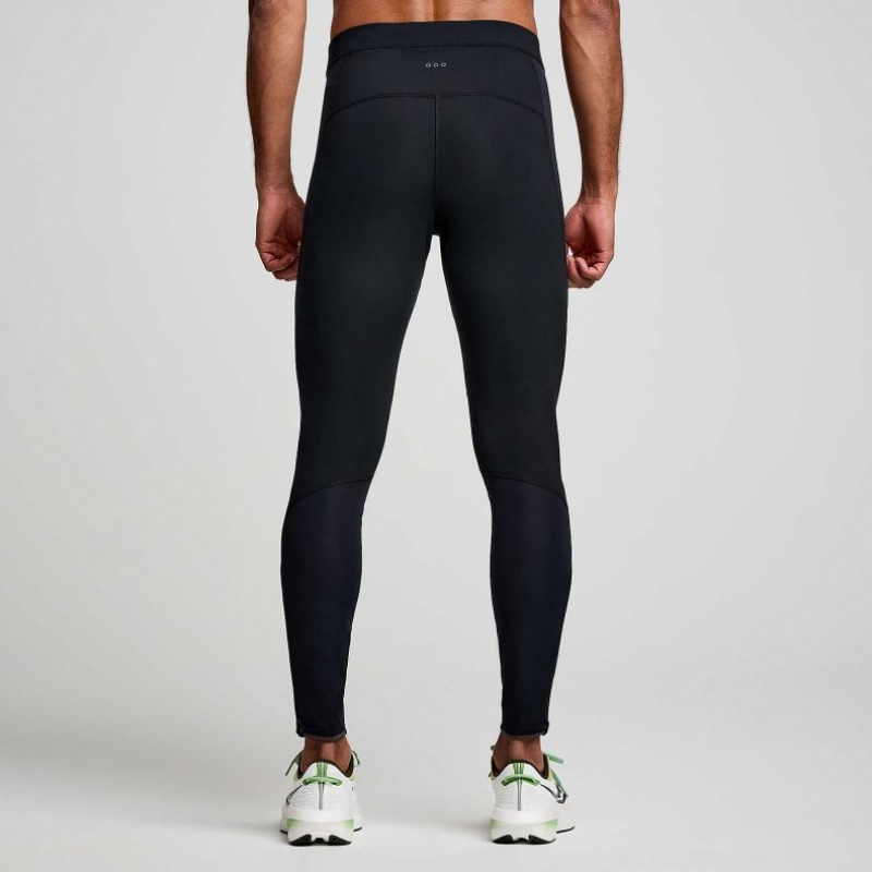 Black Saucony Runshield Men's Tight | USA RCTJIW