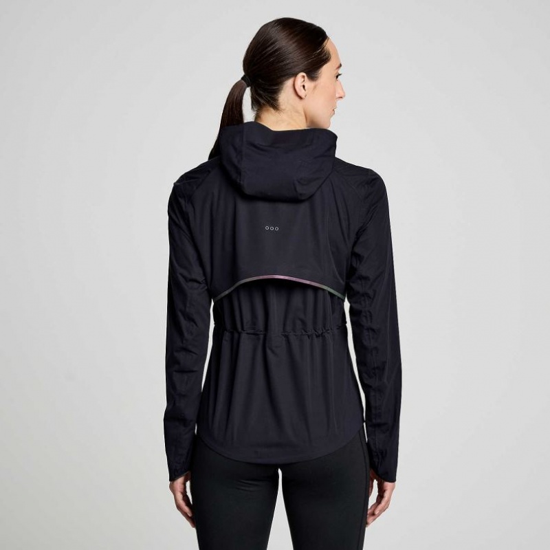 Black Saucony Runshield Women's Jacket | USA QCBUEN