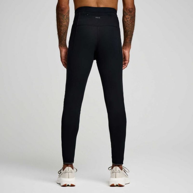 Black Saucony Solstice Men's Tight | USA FLPQET