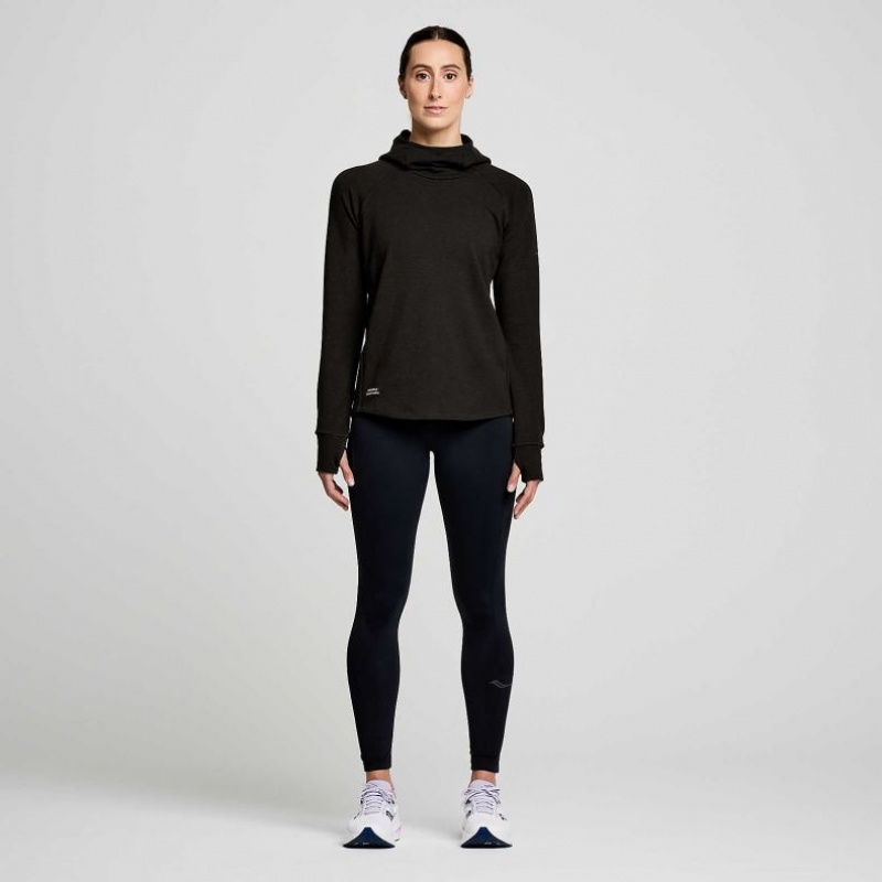 Black Saucony Triumph Tunic Women's Hoodie | USA LOFHZU