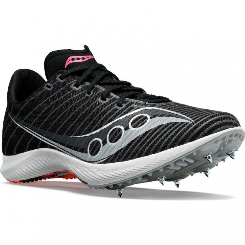 Black Saucony Velocity MP Men's Running Shoes | USA JNZYAV