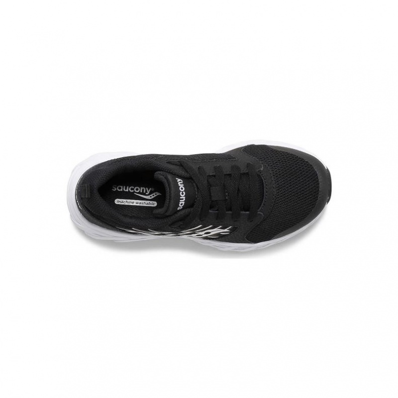 Black Saucony Wind 2.0 Lace Big Kids' Sneakers | USA ATXWZN