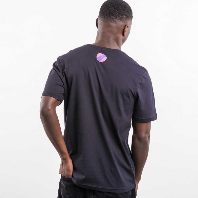 Black Saucony X Frank Cooke Rested Men's T-Shirt | USA EIMGCX