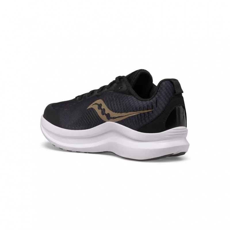 Black / Gold Saucony Endorphin KDZ Big Kids' Sneakers | USA TJBWFL