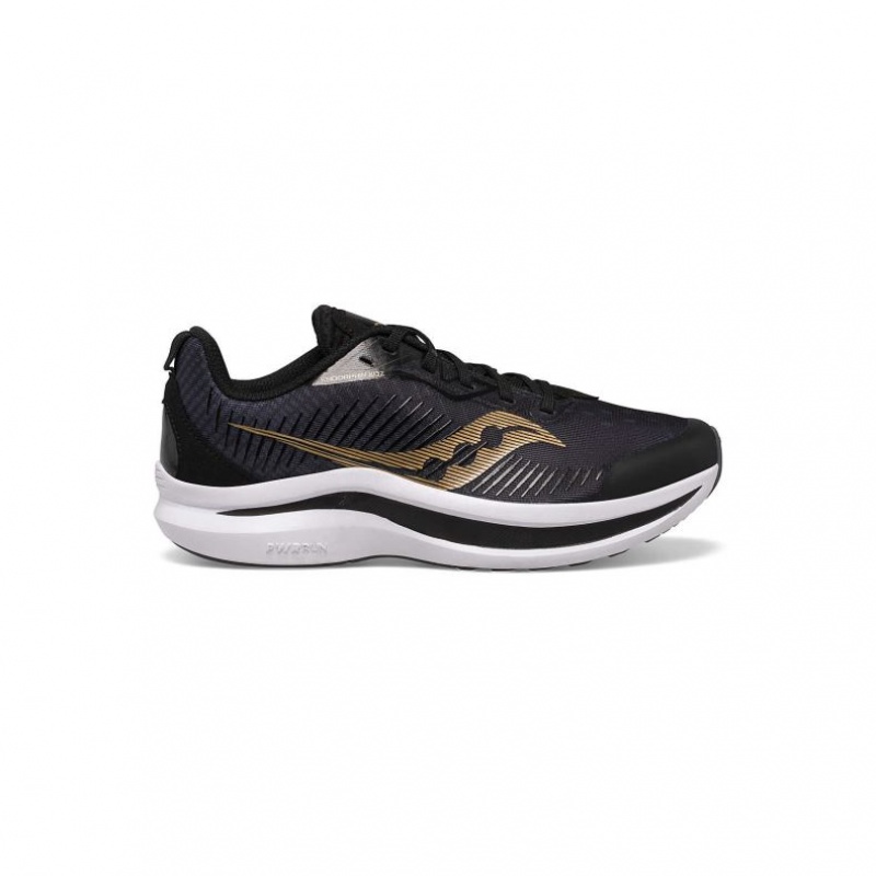 Black / Gold Saucony Endorphin KDZ Big Kids\' Sneakers | USA TJBWFL