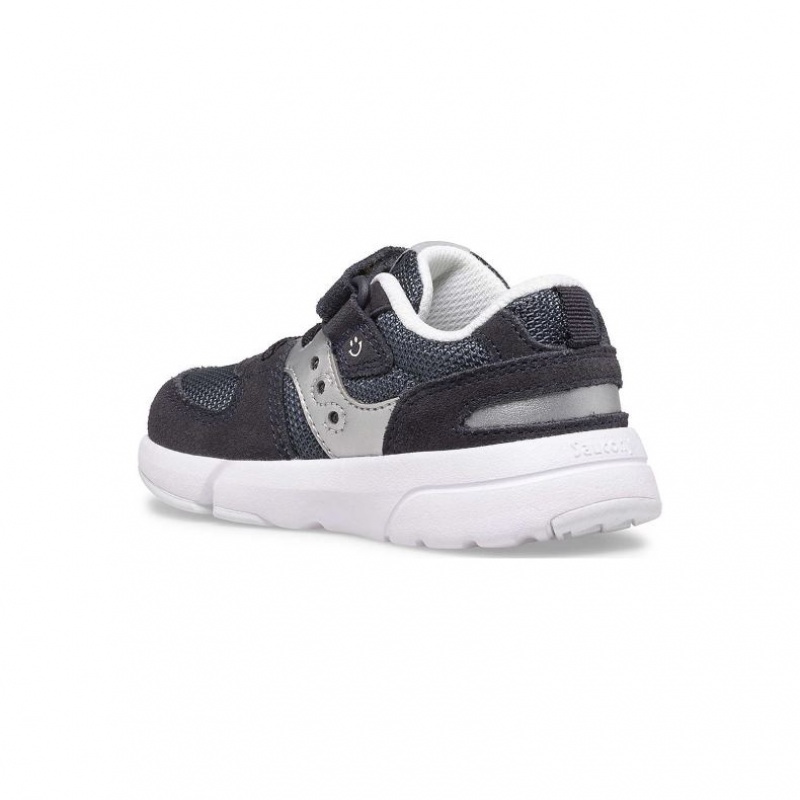 Black / Silver Saucony Jazz Lite 2.0 Little Kids' Sneakers | USA XGSQHA